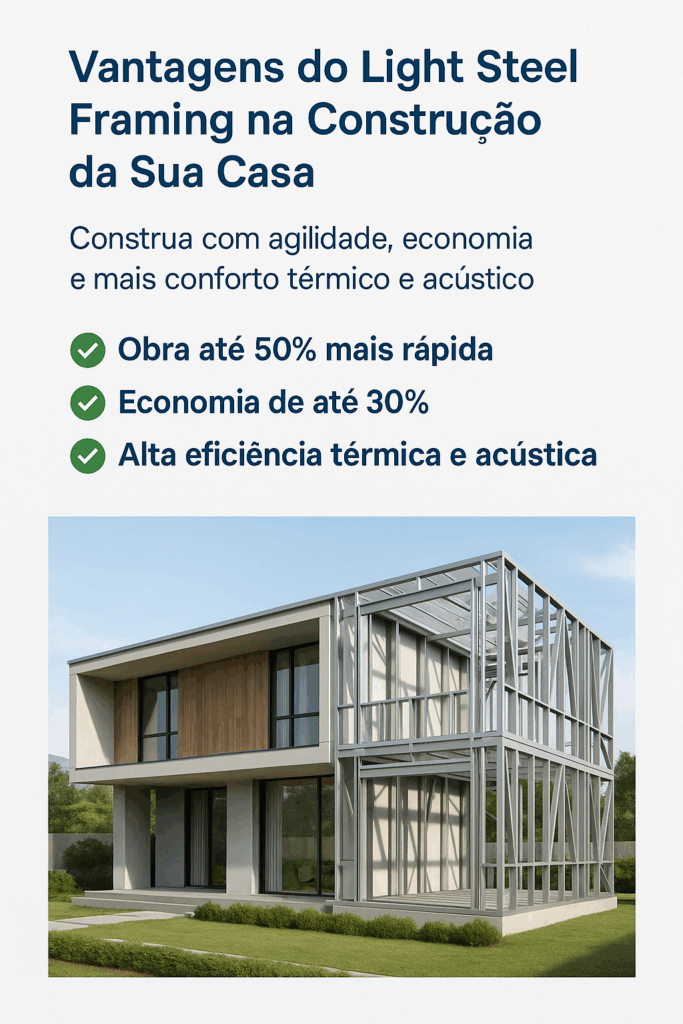 vantagens do steel frame – construção leve com financiamento Caixa